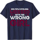 Multiple Myeloma Warrior Girl T-Shirt - T-Shirt | Navy