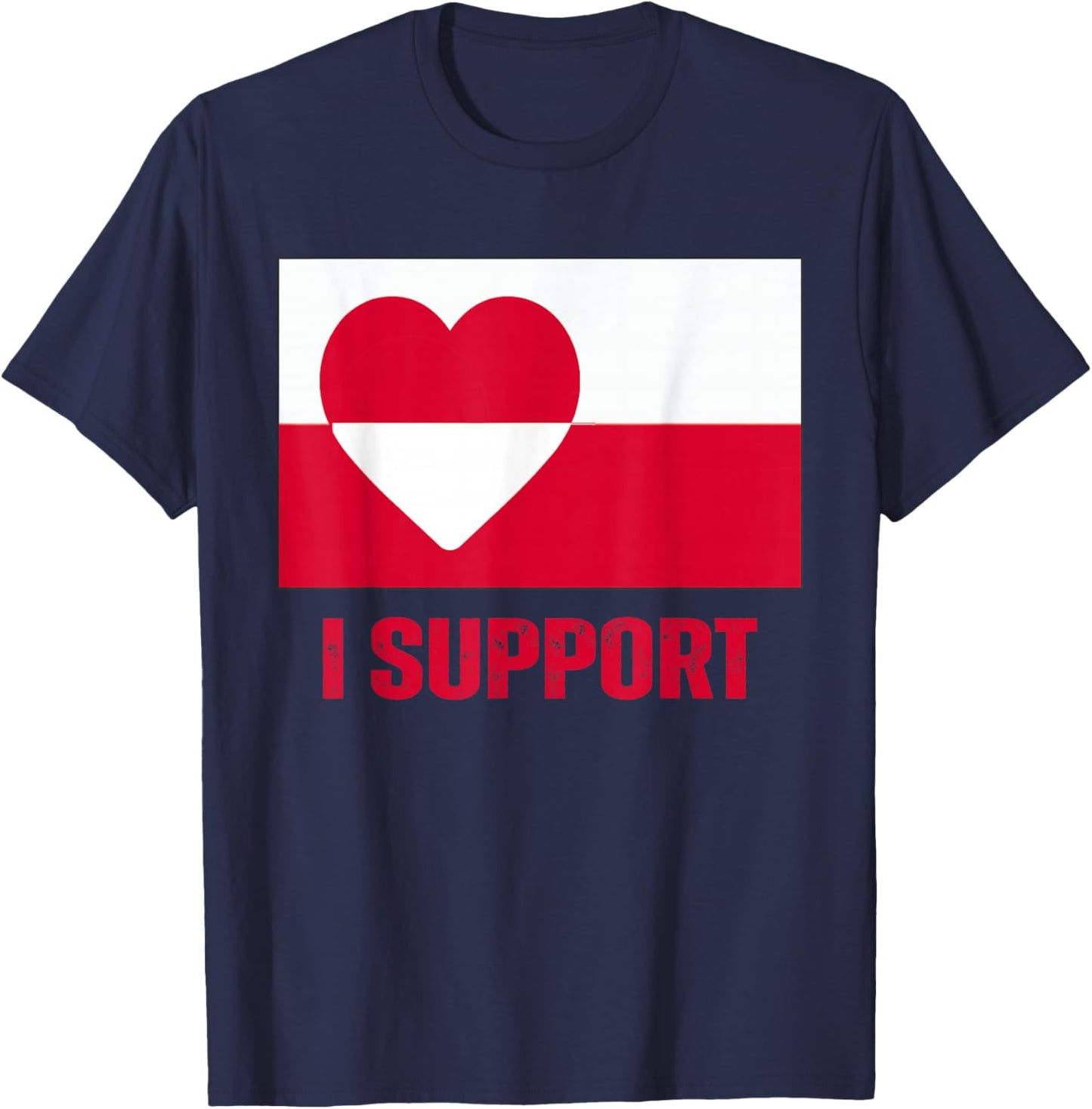 Denmark Greenland Flag is Not for Sale Support Danish Design T-Shirt - T-Shirt | Navy