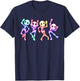 Glow in The Halloween Night Skeleton Funny Dancing Skeleton T-Shirt - T-Shirt | Navy