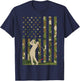 Golfer American Flag Patriotic Golf Lover Golfing Camouflage T-Shirt - T-Shirt | Navy