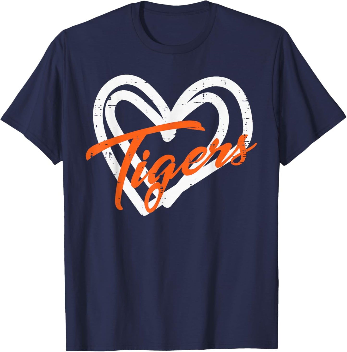 Tiger Men Women Boys Girls Youth Kids Teen T-Shirt - T-Shirt | Navy