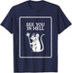 See You in Hell Knight Rat Flail Vintage T-Shirt - T-Shirt | Navy