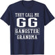 Gangster Grandma GG T-Shirt - T-Shirt | Navy