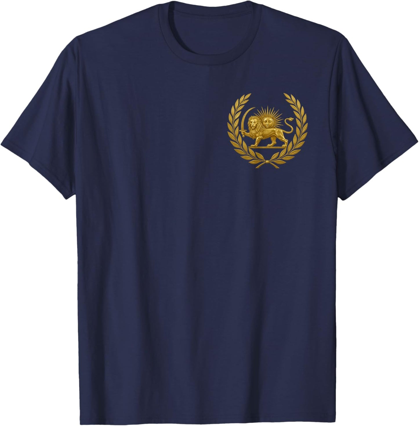 Persian Coat of Arms Flag T-Shirt - T-Shirt | Navy