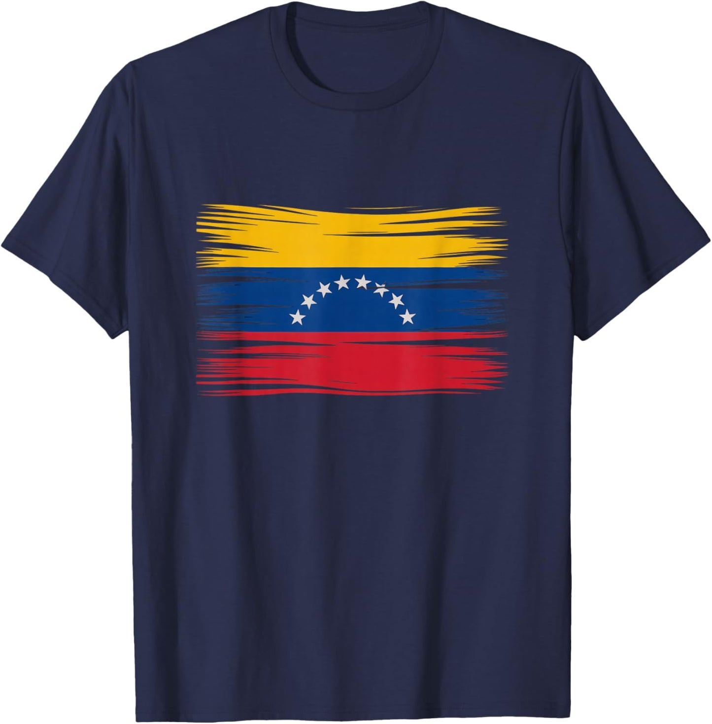 Venezuela Flag Pride Venezuelan Heritage Art T-Shirt - T-Shirt | Navy