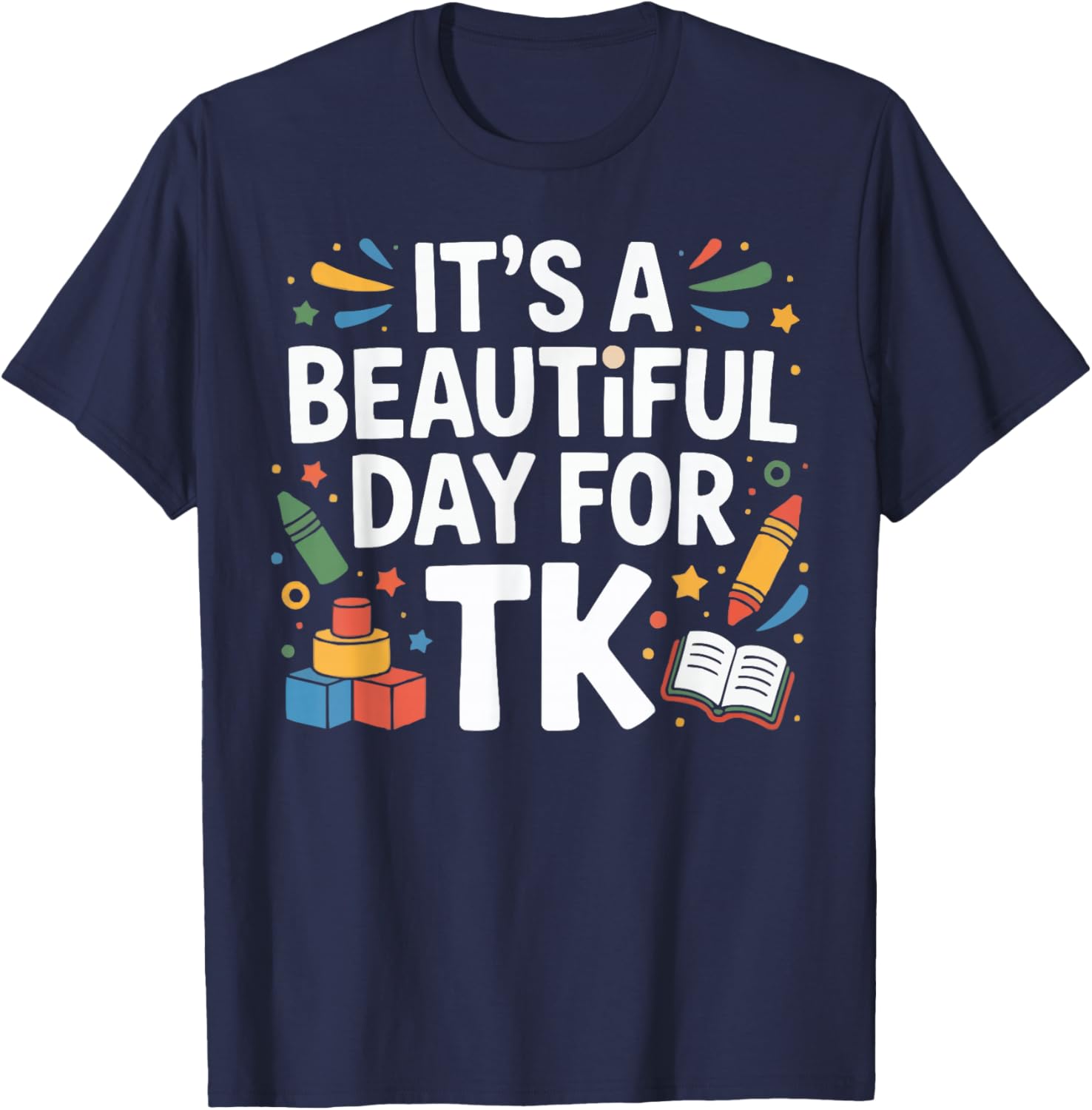 Transitional Kindergarten Preschool Education TK Squad T-Shirt - T-Shirt | Navy