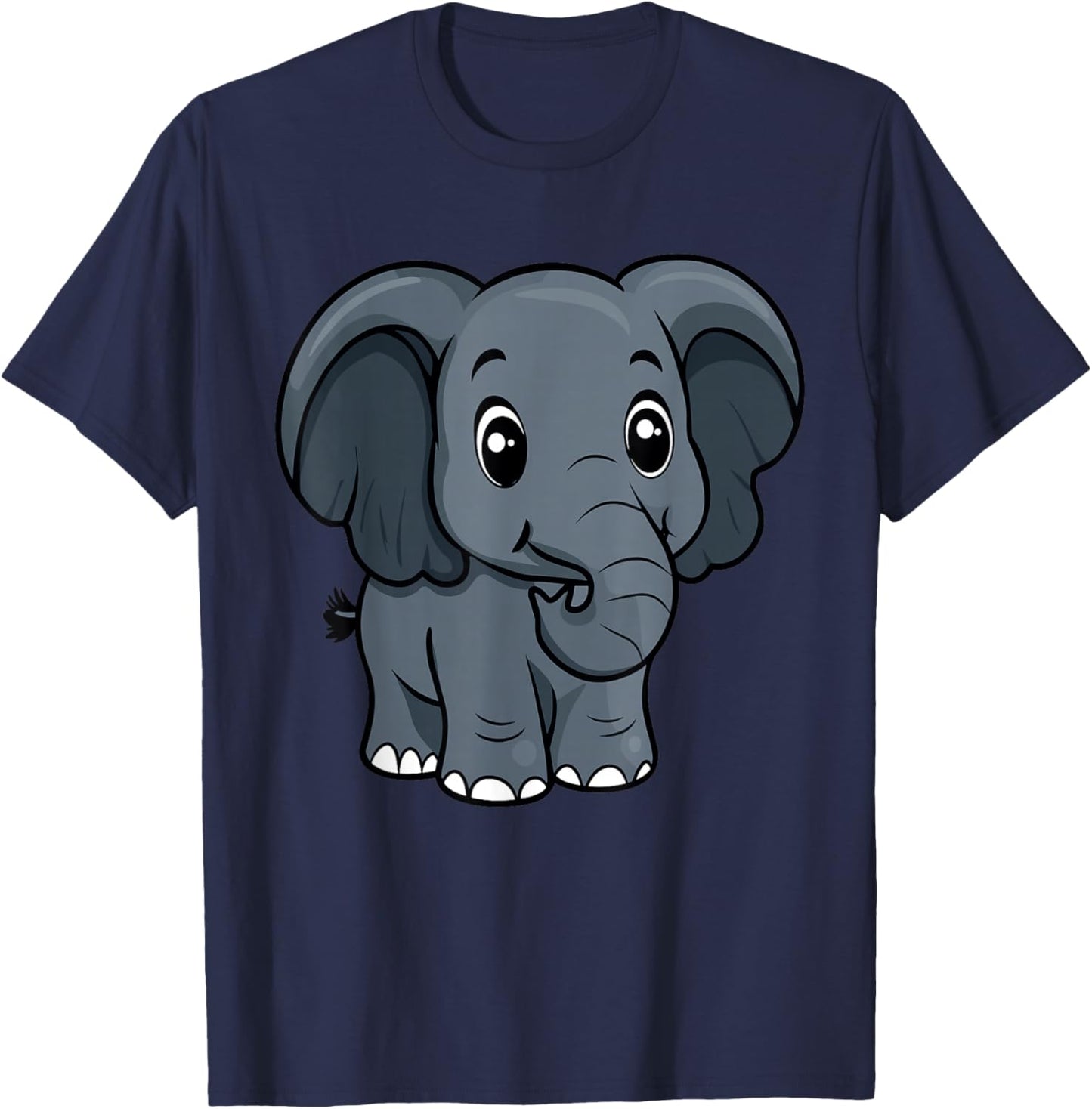 Cute Elephant for Kids T-Shirt - T-Shirt | Navy