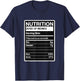 Dose of Memes 67 Nutrition Facts T-Shirt - T-Shirt | Navy