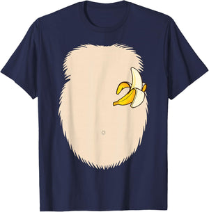 Monkey Shirt Adult Kids Men Women Monkey Costume T-Shirt - T-Shirt | Navy