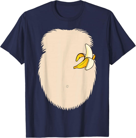 Monkey Shirt Adult Kids Men Women Monkey Costume T-Shirt - T-Shirt | Navy