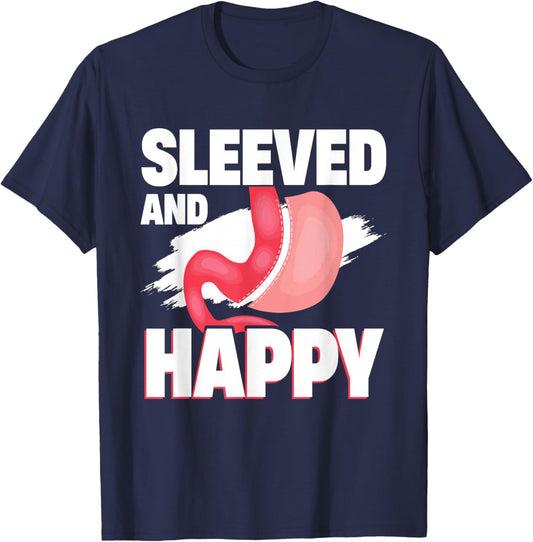 Bariatric Surgery, Gastric Bypass, Weight Loss Appreciation T-Shirt - T-Shirt | Navy