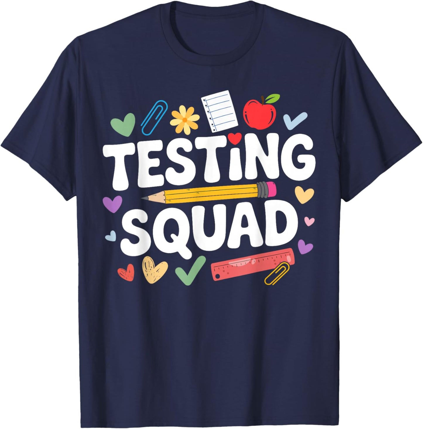 Cute Testing Squad T-Shirt - T-Shirt | Navy