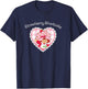 Strawberry Shortcake - Coquette Heart T-Shirt - T-Shirt | Navy