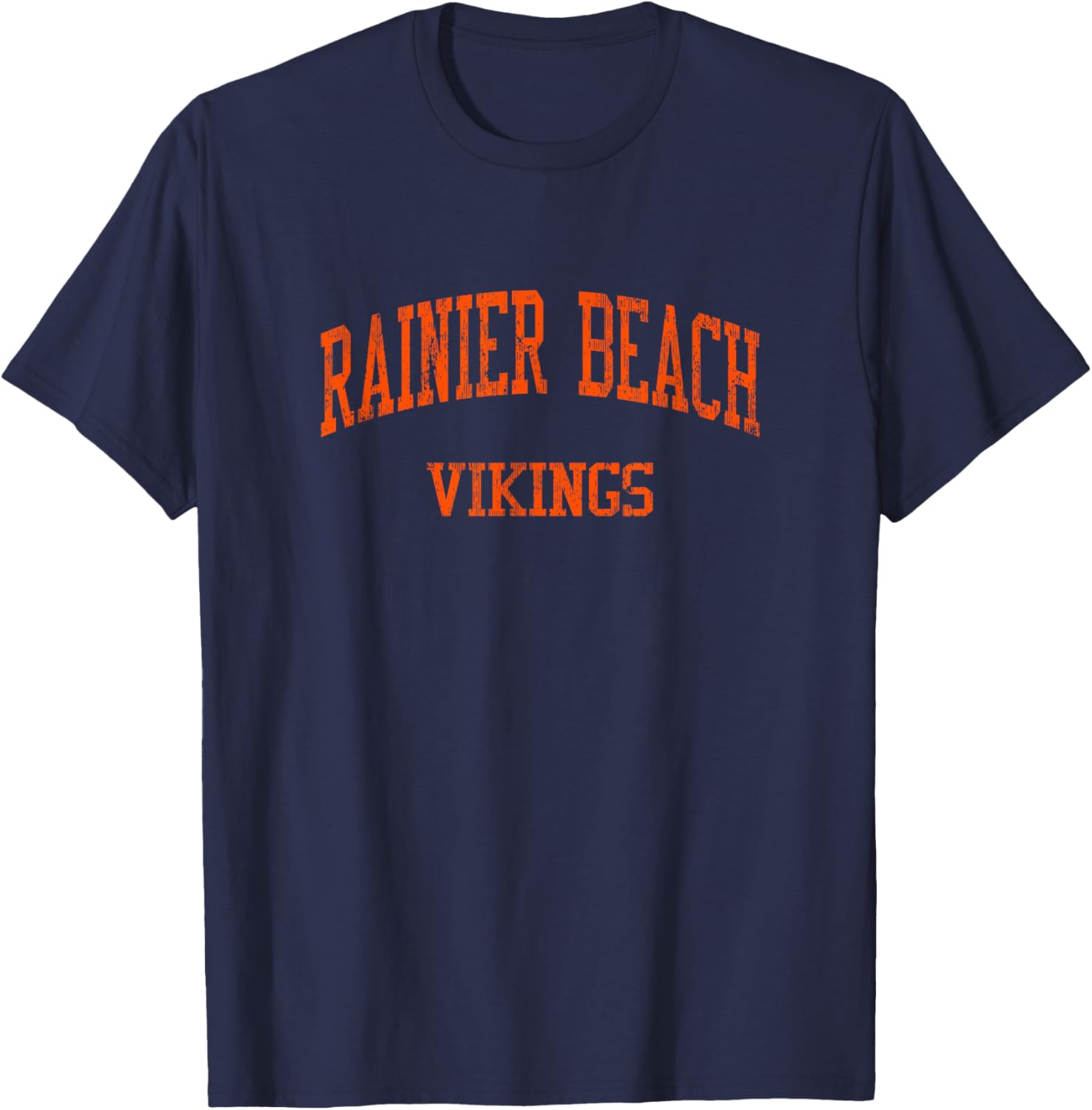 Rainier Beach High School HS Seattle WA Vintage Sports T-Shirt - T-Shirt | Navy