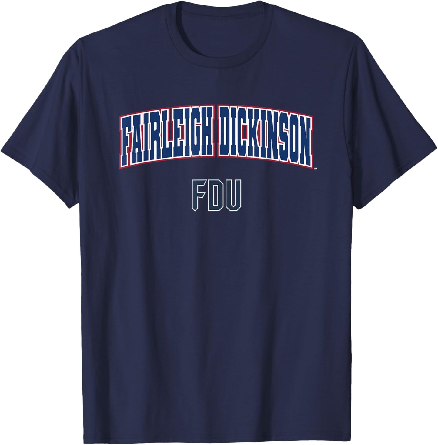 Fairleigh Dickinson University Knights Arch Logo T-Shirt - T-Shirt | Navy