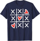 Valentines Day Game Hearts Xs Cute Women Girls Kids T-Shirt - T-Shirt | Navy