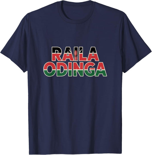 Raila Odinga - Farewell Baba, Kenyan Pride T-Shirt - T-Shirt | Navy