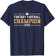 Varsity Trophy 2025 Winner Fantasy Football Champion T-Shirt - T-Shirt | Navy