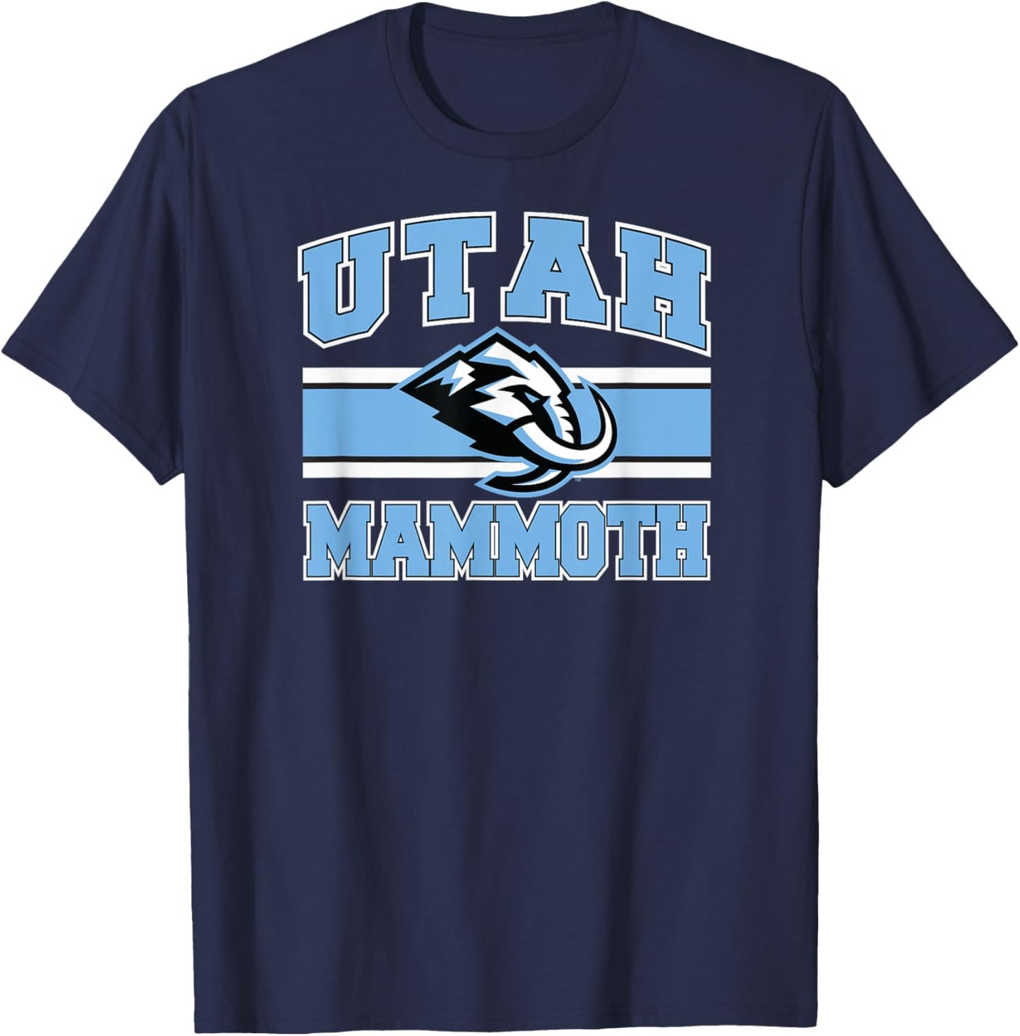 Stripe Dark Heather NHL Officially Licensed T-Shirt - T-Shirt | Navy