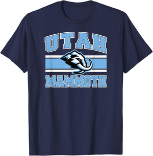 Stripe Dark Heather NHL Officially Licensed T-Shirt - T-Shirt | Navy