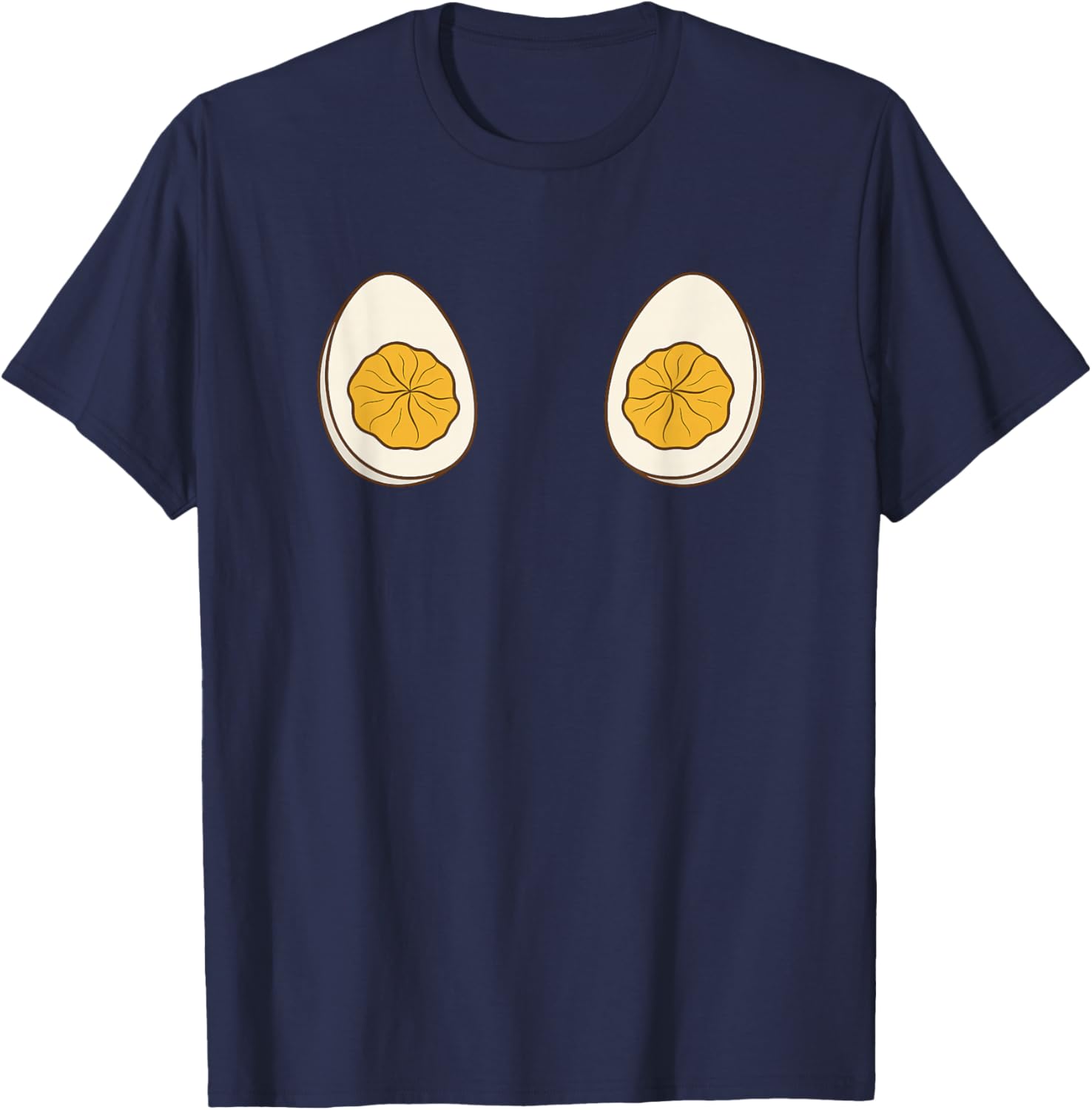 I'm Just Here for The Deviled Eggs Funny Couple T-Shirt - T-Shirt | Navy
