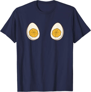 I'm Just Here for The Deviled Eggs Funny Couple T-Shirt - T-Shirt | Navy