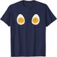 I'm Just Here for The Deviled Eggs Funny Couple T-Shirt - T-Shirt | Navy
