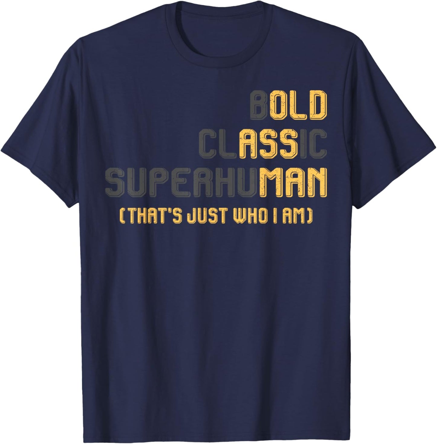 Classic Old Man Fathers Day Funny Retirement Gag Dad Gifts T-Shirt - T-Shirt | Navy