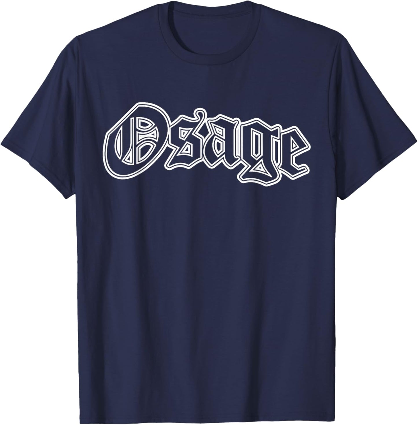 Osage Native American Indian T-Shirt - T-Shirt | Navy