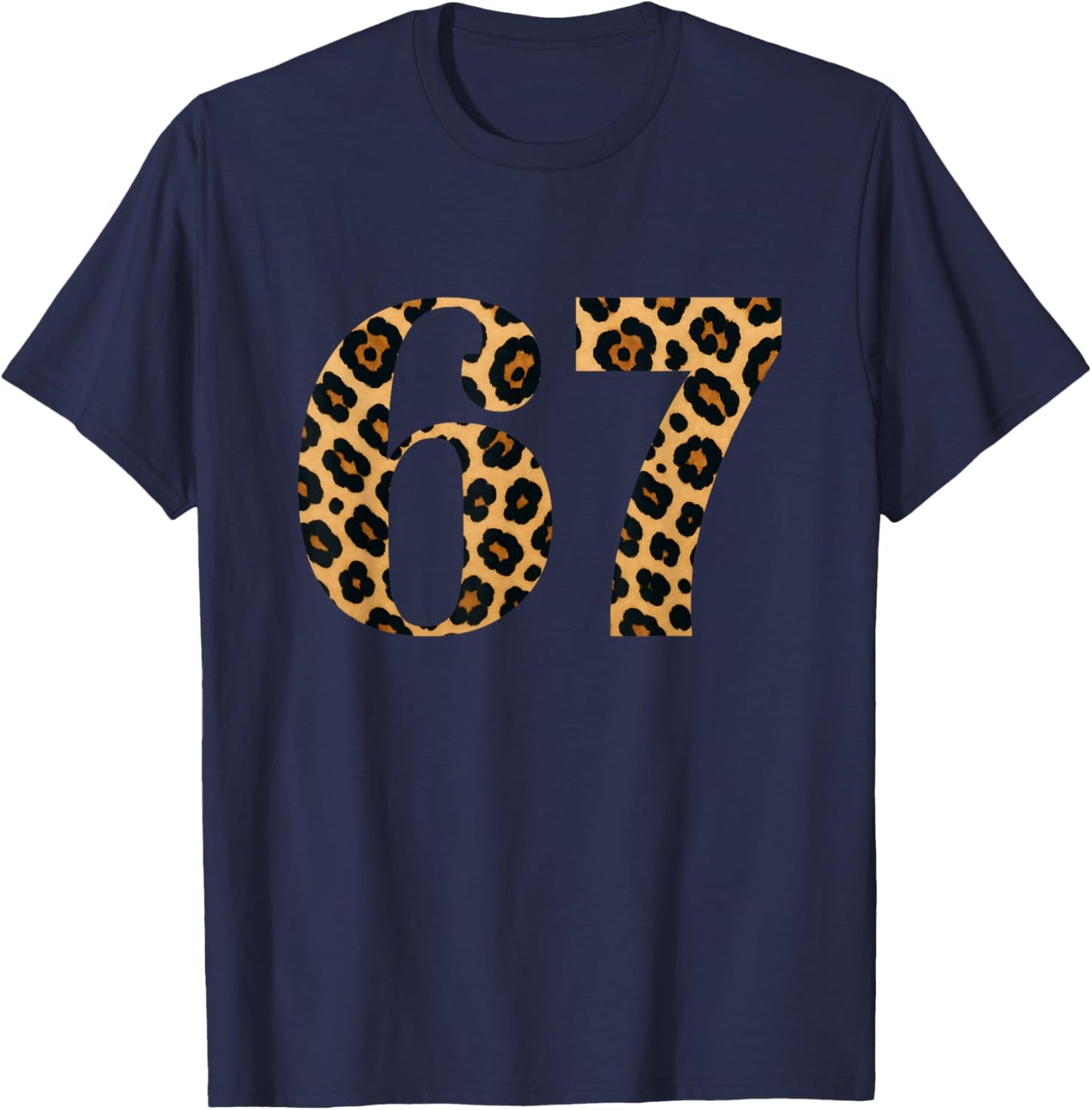 Pattern 6 7 Meme Trendy Funny Saying T-Shirt - T-Shirt | Navy