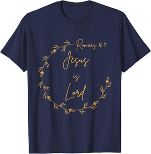 Jesus is Lord T-Shirt - T-Shirt | Navy