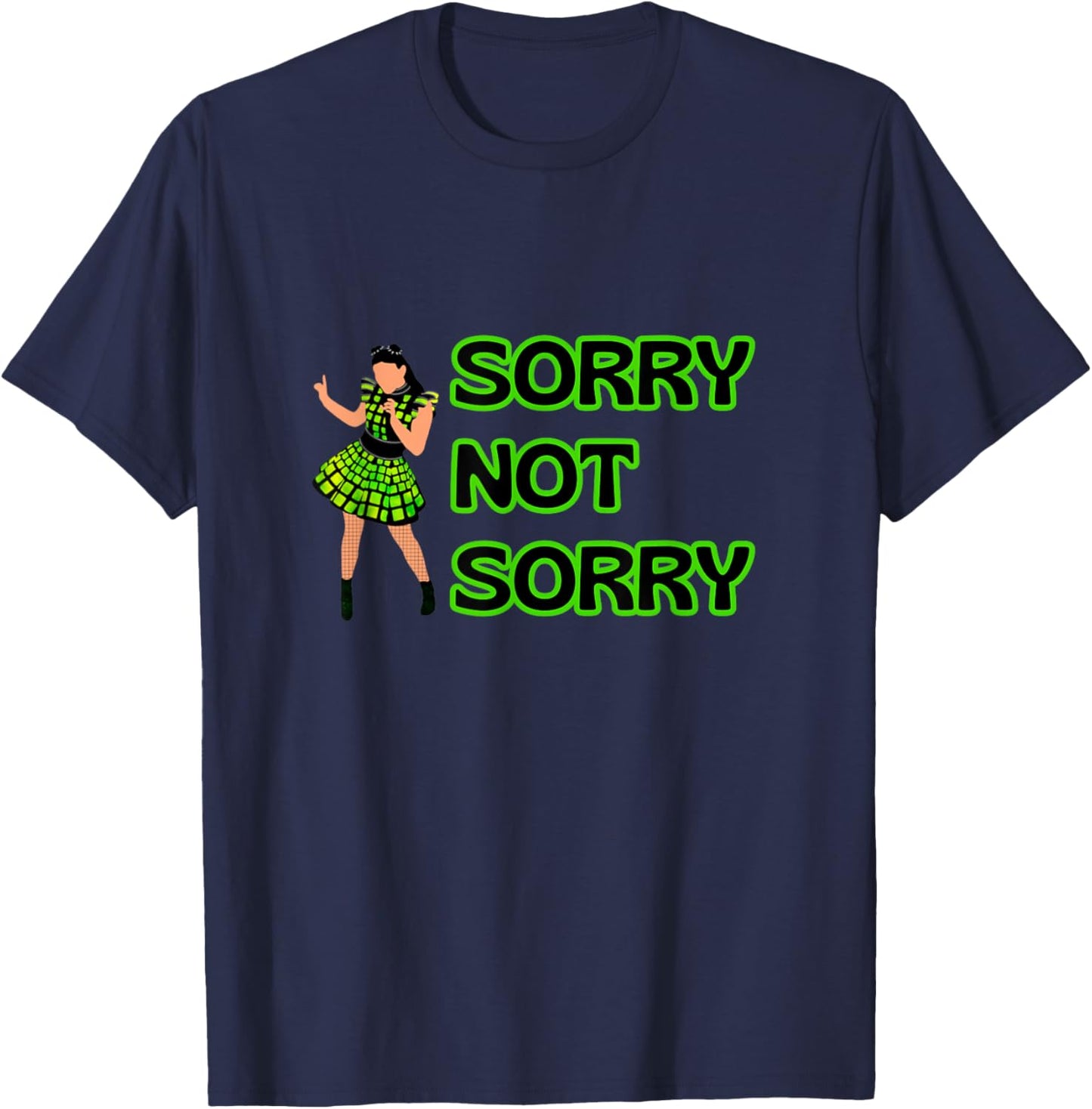 Six Sorry Not Anne Boleyn Queens Musical Theatre T-Shirt - T-Shirt | Navy