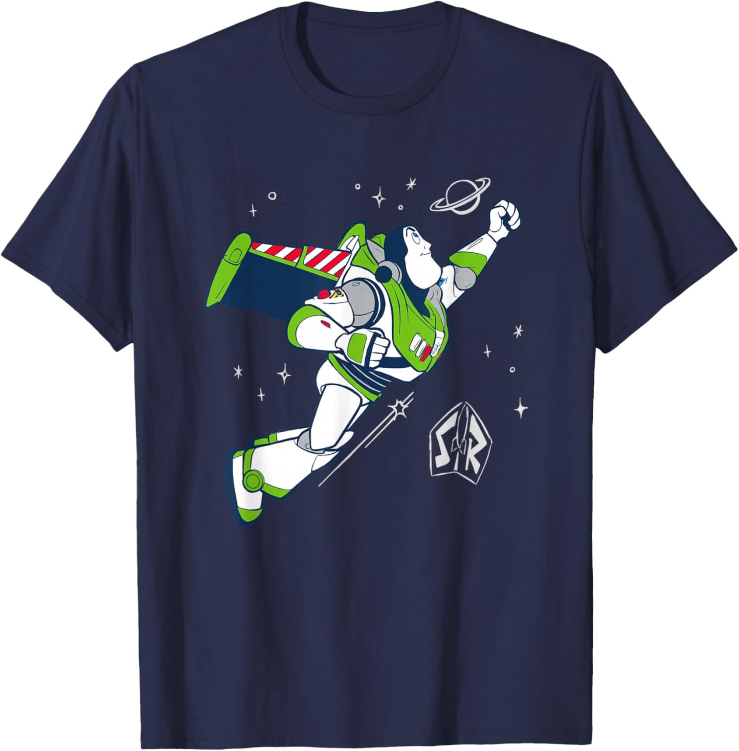 Disney Pixar Toy Story Buzz Lightyear Flying T-Shirt - T-Shirt | Navy