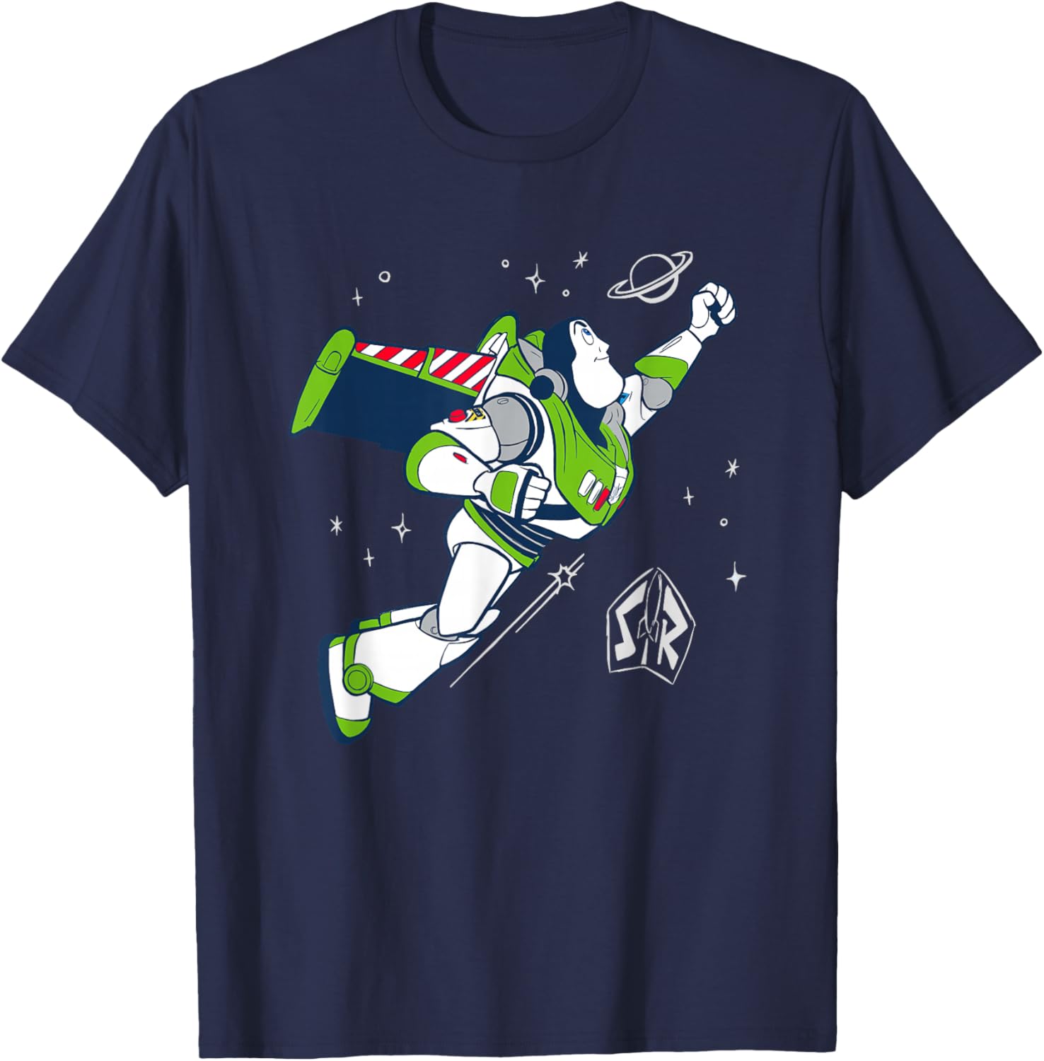 Disney Pixar Toy Story Buzz Lightyear Flying T-Shirt - T-Shirt | Navy