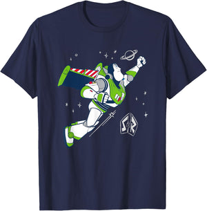 Disney Pixar Toy Story Buzz Lightyear Flying T-Shirt - T-Shirt | Navy
