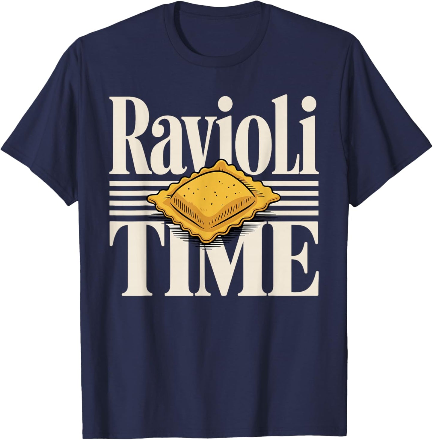 Funny Ravioli Art Women Pasta Ravioli Lover Ravioli T-Shirt - T-Shirt | Navy