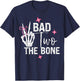 Bad Two The Bone Birthday 2 Years Old Birthday T-Shirt - T-Shirt | Navy