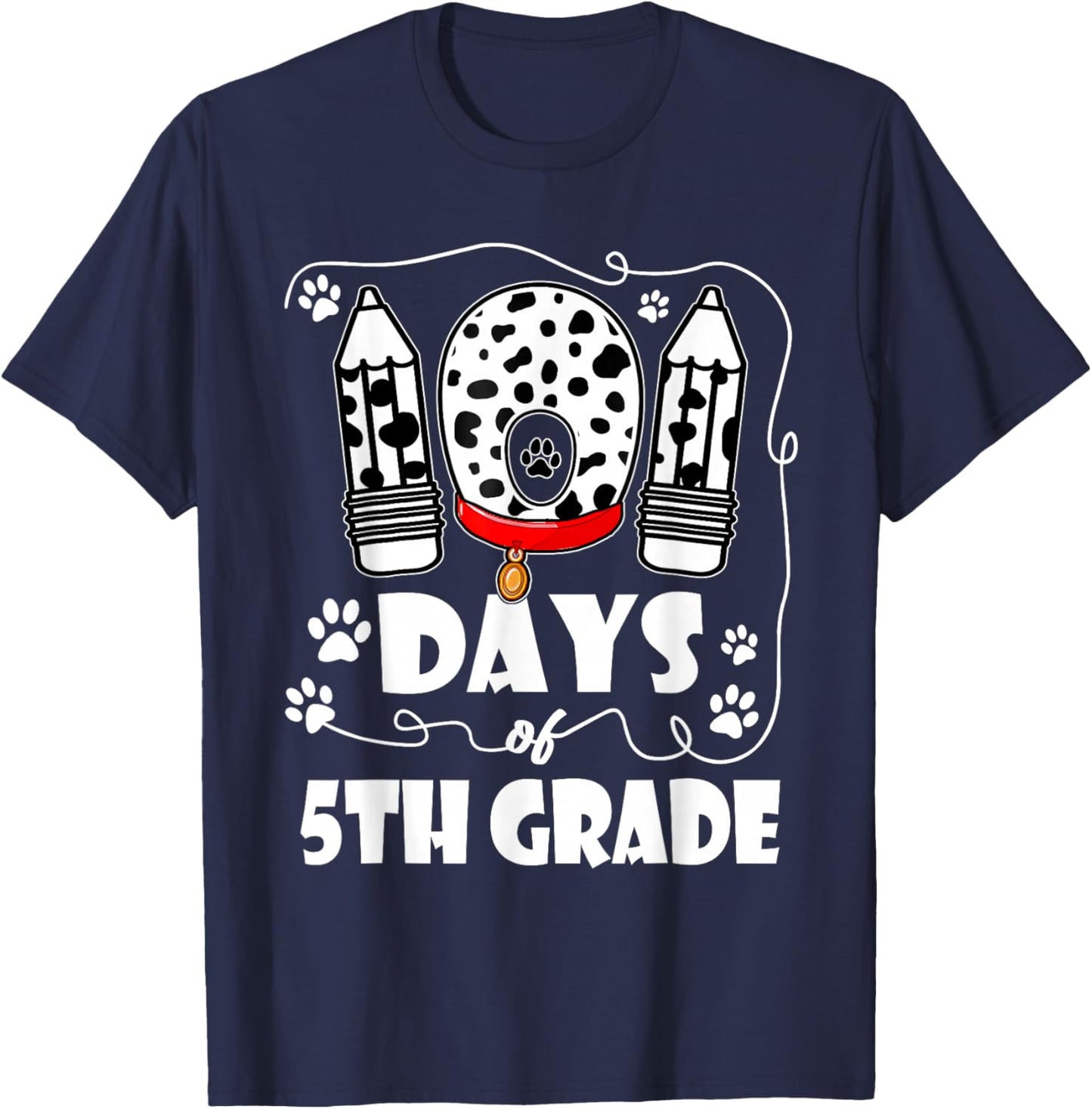 100 Days School 100th Day Students T-Shirt - T-Shirt | Navy