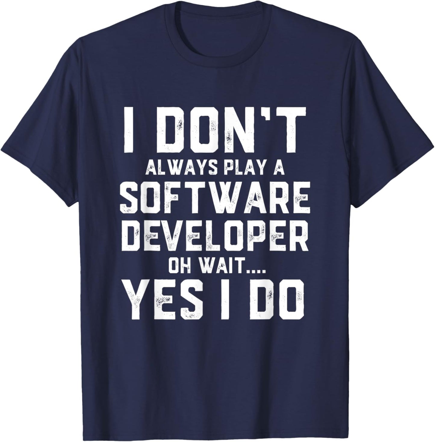 Software Developer Costume Programmer Full Stack Dev Coding T-Shirt - T-Shirt | Navy