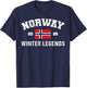Norway Winter Legends 2026 Alpine T-Shirt - T-Shirt | Navy