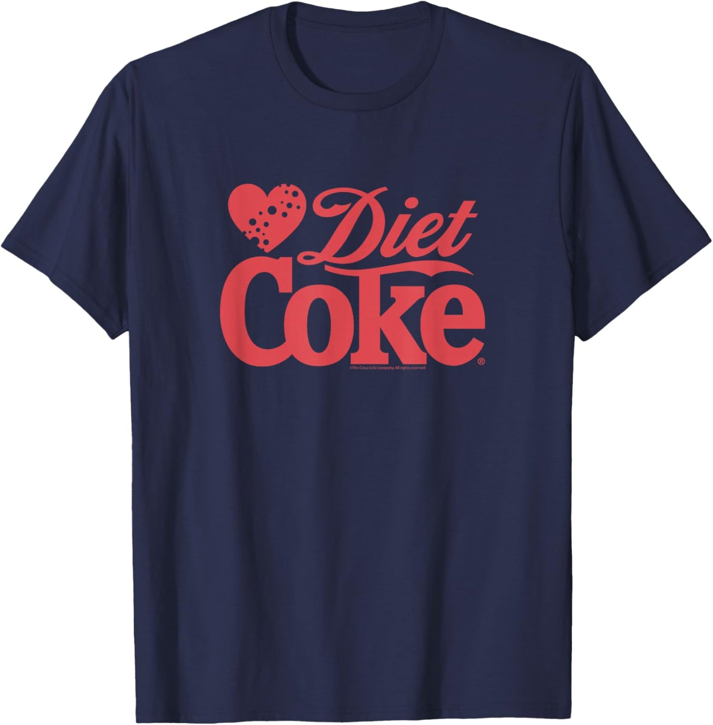 Coca-Cola - Diet Coke Heart T-Shirt - T-Shirt | Navy