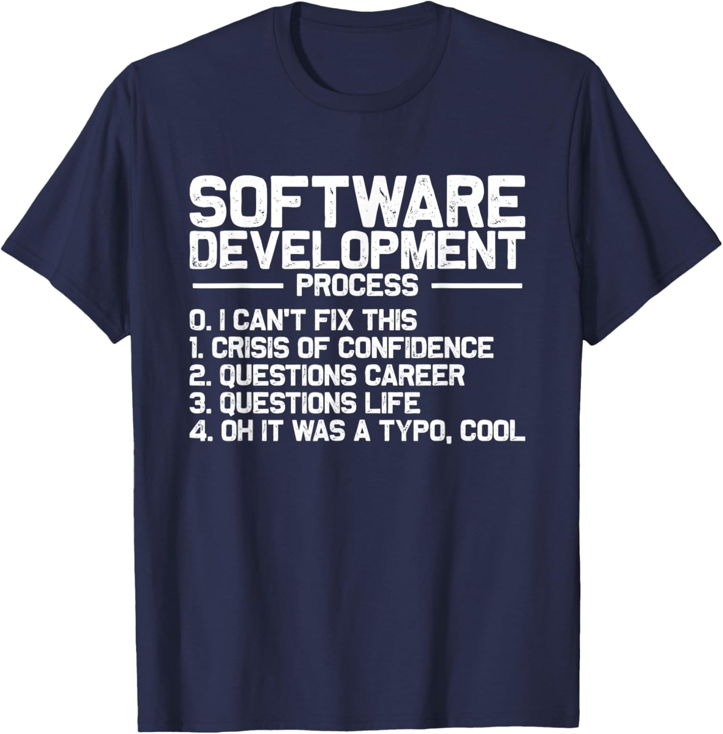 Software Development Design Men Coding Programmer Coder T-Shirt - T-Shirt | Navy