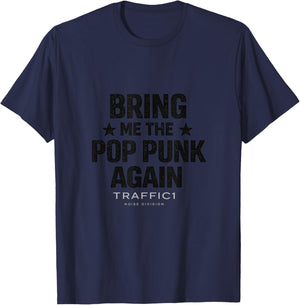 Bring Me Pop Punk Again — Emo Revival Statement Design T-Shirt - T-Shirt | Navy