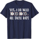Rat Owner Funny Rat Mom Rat Lover Rat Dad T-Shirt - T-Shirt | Navy