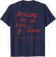Nothing But The Blood of Jesus Christian (On Back) T-Shirt - T-Shirt | Navy