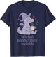 It's Too nonfictiony Outside Funny Design T-Shirt - T-Shirt | Navy