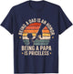 Being A Dad is an Honor Being A Papa is Priceless Papa T-Shirt - T-Shirt | Navy