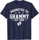 Promoted to Grammy Est 2026 Baby Announcement T-Shirt - T-Shirt | Navy