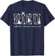 Retro PICU Nurse Floral Bunny Easter Pediatric ICU Nurse RN T-Shirt - T-Shirt | Navy