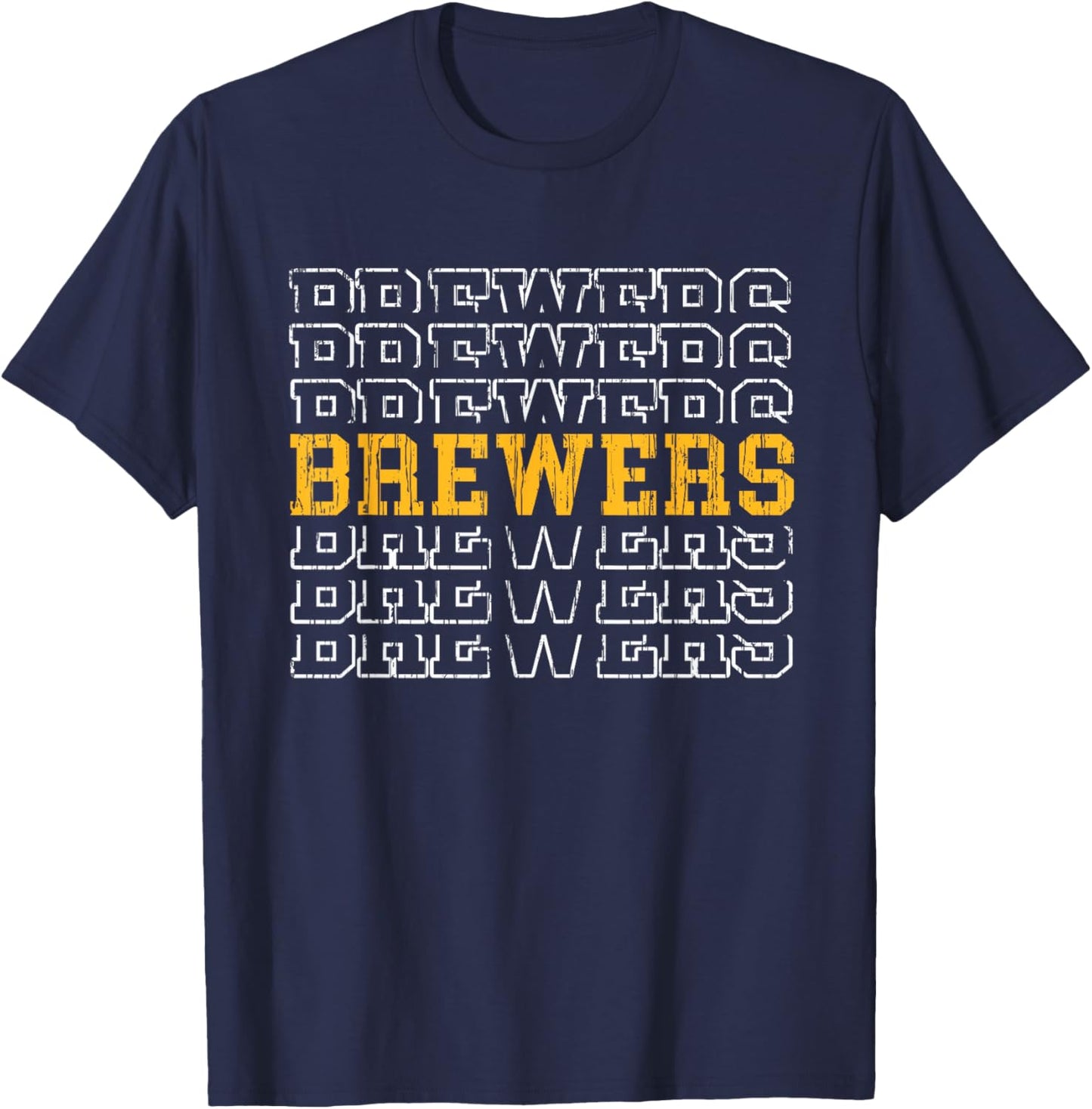 Brewers Vintage Gift Women Boys Girls Kids Youth T-Shirt - T-Shirt | Navy